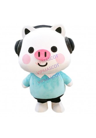 Pig Adult Mascot Costume Family Suit Cosplay Easter Party Animal Outfit Unisex