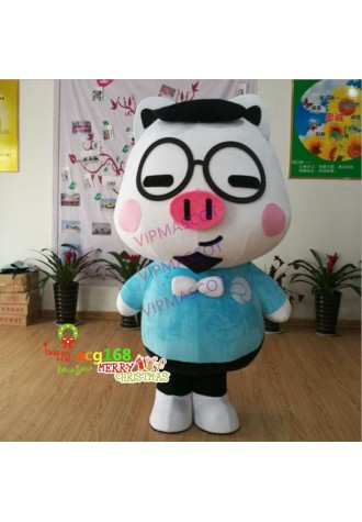 Pig Adult Mascot Costume Family Suit Cosplay Easter Party Animal Outfit Unisex