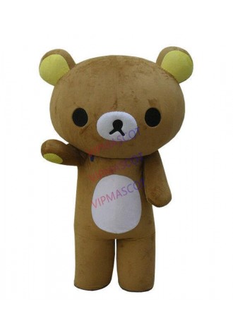 Japanese San-X Rilakkuma Brown Bear Mascot Costumes Adult Party Dress Gift