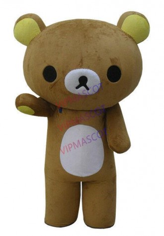 Japanese San-X Rilakkuma Brown Bear Mascot Costumes Adult Party Dress Gift