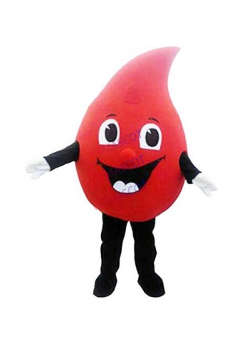 Red Drop of Blood Mascot Costume Christmas Cosplay Party Fancy Dress Adults Suit