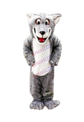 Plush Wolf Mascot Costume Suit Cosplay Party Game Dress Outfit Halloween Adult