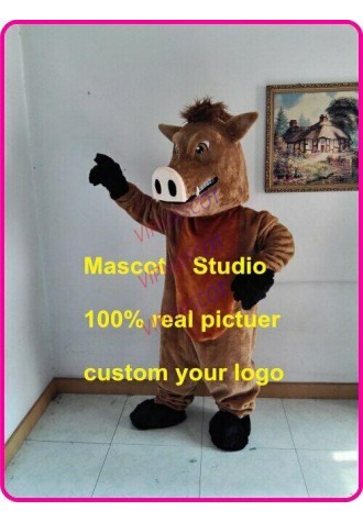 Pig Mascot Costume Cosplay Party Game Dress Outfit Advertising Halloween Adult