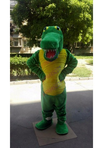 Aligator Mascot Costume Suit Cosplay Party Game Dress Outfit Halloween Adult