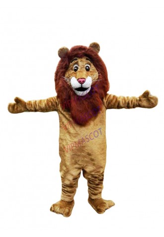Cute Lion Mascot Costumes Cartoon Apparel Birthday Party Masquerade Christmas