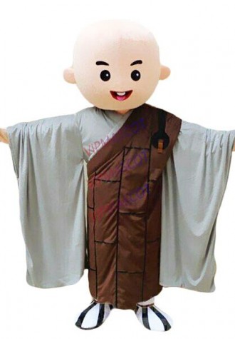 Monk Mascot Costume Cosplay Party Fancy Dress Outfit Advertising Adults Parade