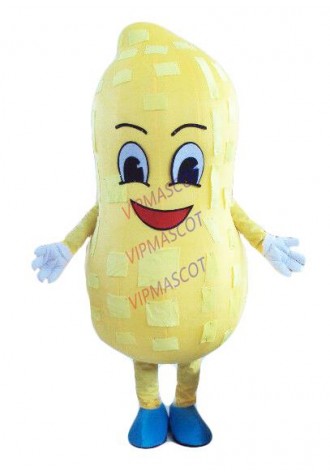 Unisex Advertising Peanut Mascot Costume Dress Up Shopping Malls Publicity Props