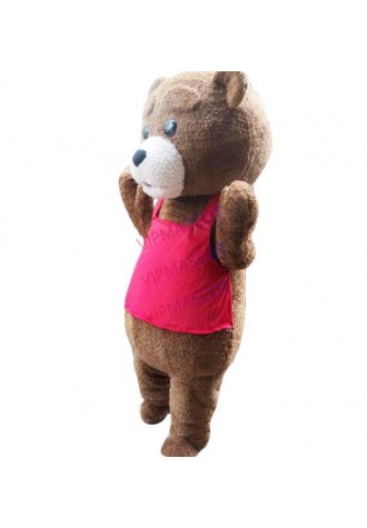 Advertising Suits Dress Teddy Bear Mascot Costumes Unisex Birthday Party Cosplay