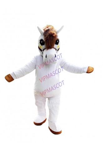 Horse Mascot Costume Cosplay Party Game Dress Outfit Advertising Halloween Adult