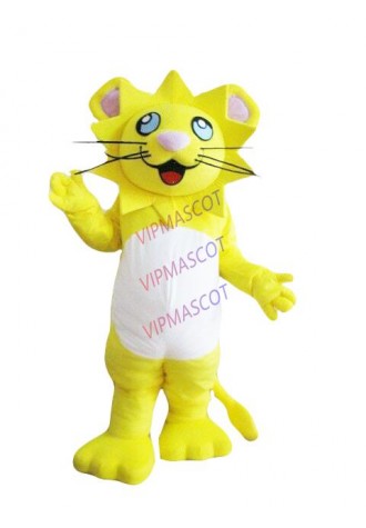 Halloween  Yellow Tiger Mascot Costume Party Game Clothing Carnival