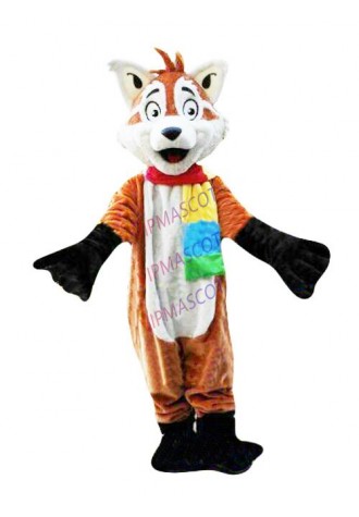 Fox Mascot Costume Cosplay Party Game Dress Outfit Advertising Halloween Adult