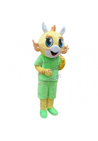 Dragon Mascot Costume Parade Outfit Cosplay Suit Parade Adult Animal Dress Suits
