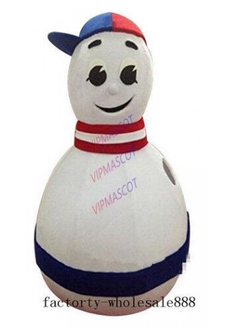 Xmas Pin Ball Mascot Bowling Costume Advertising Suit Fancy Dress Cosplay Outfit