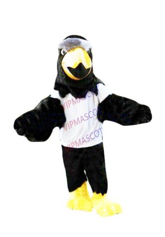 Black Eagle Mascot Costume Suit Cosplay Party Game Dress Outfit Halloween Adult