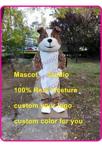 Bulldog Mascot Costume Suit Cosplay Party Game Dress Outfit Halloween Adult 2019