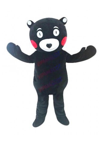 Halloween Kumamon Bear Kumamoto Mascot Costume Suits Cosplay Game Adults Dress
