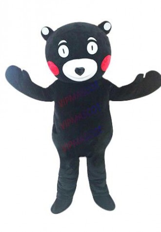 Halloween Kumamon Bear Kumamoto Mascot Costume Suits Cosplay Game Adults Dress