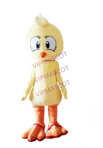 Halloween Yellow Bird Mascot Costume Cosplay Party Dress Clothing Carnival Adult
