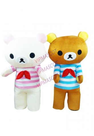 Brown Rilakkuma Bear Mascot San-X Costumes Unisex Party Japan Fancy Dress Outfit