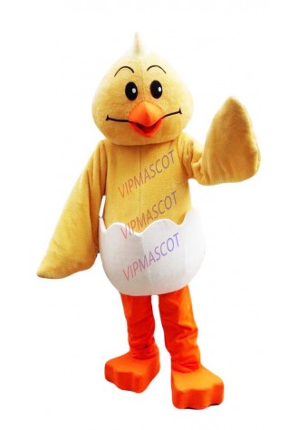 Egg Chick Mascot Costume Suit Cosplay Party Game Dress Outfit Halloween Adult