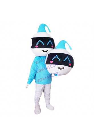Robot Mascot Costume Cosplay Party Game Dress Outfit Advertising Halloween Adult