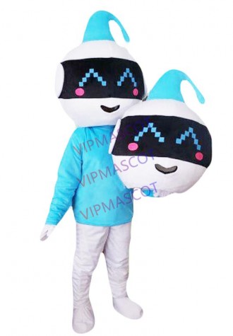 Robot Mascot Costume Cosplay Party Game Dress Outfit Advertising Halloween Adult