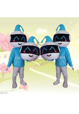 Robot Mascot Costume Cosplay Party Game Dress Outfit Advertising Halloween Adult