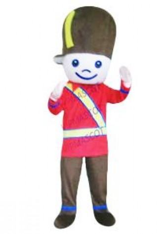 Soldier Mascot Costume Parade Outfit Party Fancy Dress Boy Unisex Festival Suits