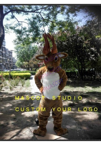 Deer Mascot Costume Cosplay Party Game Dress Outfit Advertising Halloween Adult