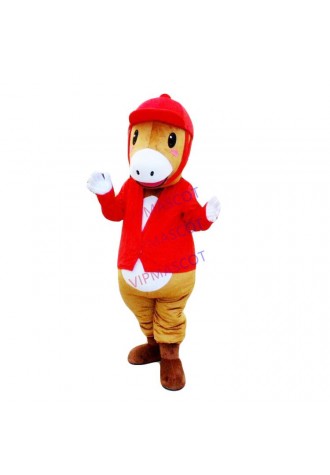 Horse Mascot Costume Cosplay Party Game Dress Outfit Advertising Halloween Adult