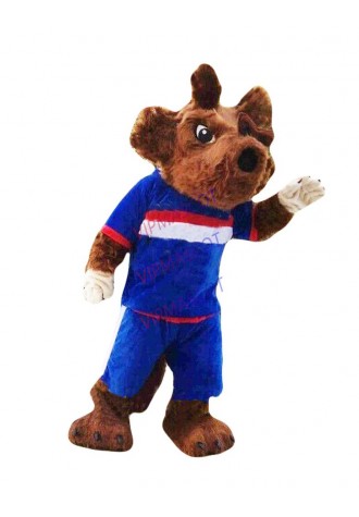 Football Wolf Mascot Costume Cosplay Party Game Dress Outfit Halloween Adult