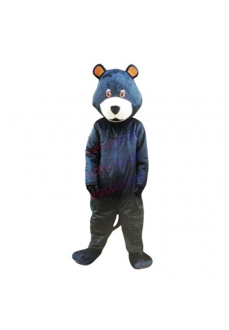 Halloween Black Panda Bear Mascot Costume Suit Parade Party Dress Animal Cosplay