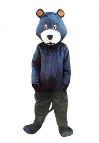 Halloween Black Panda Bear Mascot Costume Suit Parade Party Dress Animal Cosplay