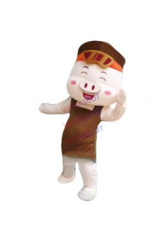 Pig Costume Outfits Game Birthday Mascot Party Cosplay Adult Sport Dress Parade
