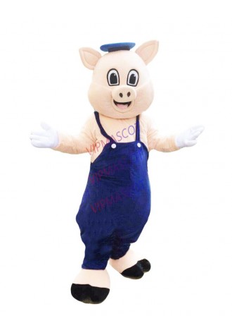 Little Pig Mascot Costume Suit Cosplay Party Game Dress Outfit Halloween Adult