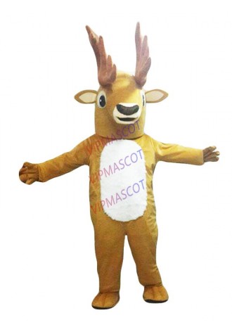 Deer Mascot Costume Cosplay Christmas Party Fancy Dress Outfit Advertising Adult