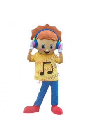 Music Dress Girl Mascot Costume Parade Halloween Party Outfit Cosplay Unisex ADS