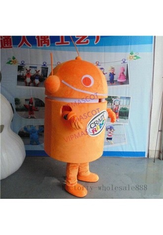 Robot Mascot Android Costume Advertising Promotion Facny Dress Adult Parade Suit