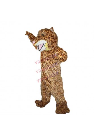 Halloween Panther Leopard Jaguar Cougar Mascot Costume Cosplay Mascotte Dress US