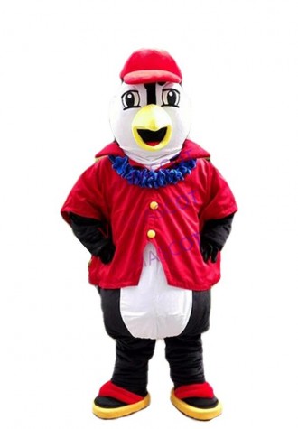 Penguin Mascot Costume Suit Cosplay Party Game Dress Outfit Halloween Adult