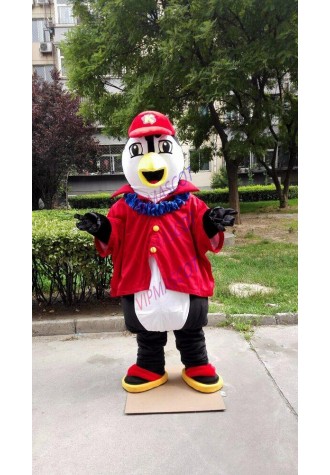 Penguin Mascot Costume Suit Cosplay Party Game Dress Outfit Halloween Adult