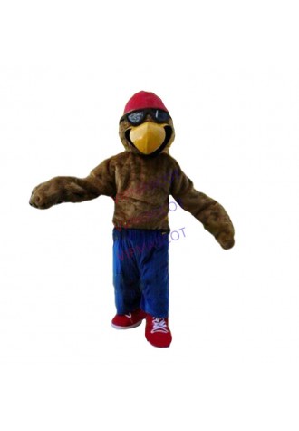 Brown Eagle Mascot Costume Suit Cosplay Party Fancy Dress Outfit Halloween Adult