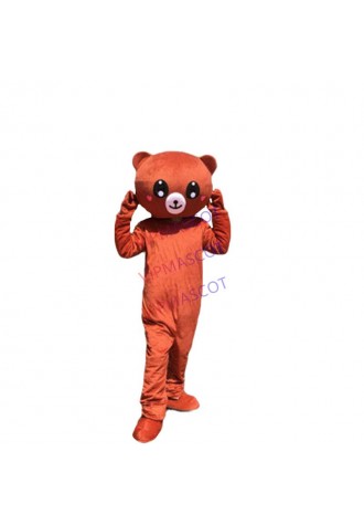 Halloween Brown Teddy Bear Mascot Costume Suits Cosplay Party Clothing Dress US
