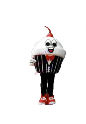 Cupcake Mascot Costume Suit Cosplay Party Game Dress Outfit Halloween Xmas Adult