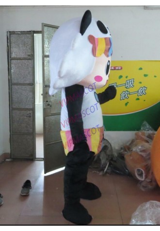 Panda Bear Mascot Costume Suit Halloween Cosplay Party Dress Adult Outfit Parade