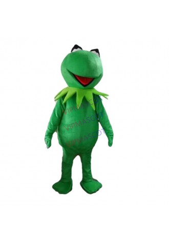 Halloween Kermit The Frog Mascot Costume Adults Fancy Dress Free Fast Shipping A