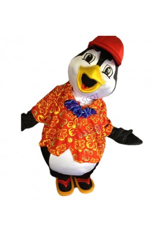 New Penguin Mascot Costume Cartoon Cosplay Adult Fancy Dress Outfit Suit A+