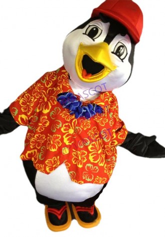 New Penguin Mascot Costume Cartoon Cosplay Adult Fancy Dress Outfit Suit A+
