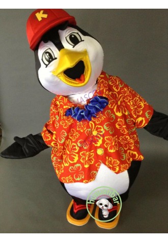 New Penguin Mascot Costume Cartoon Cosplay Adult Fancy Dress Outfit Suit A+