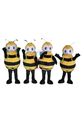 Halloween Bee Mascot Costume Suits Cosplay Party Dress Clothing Carnival Adults